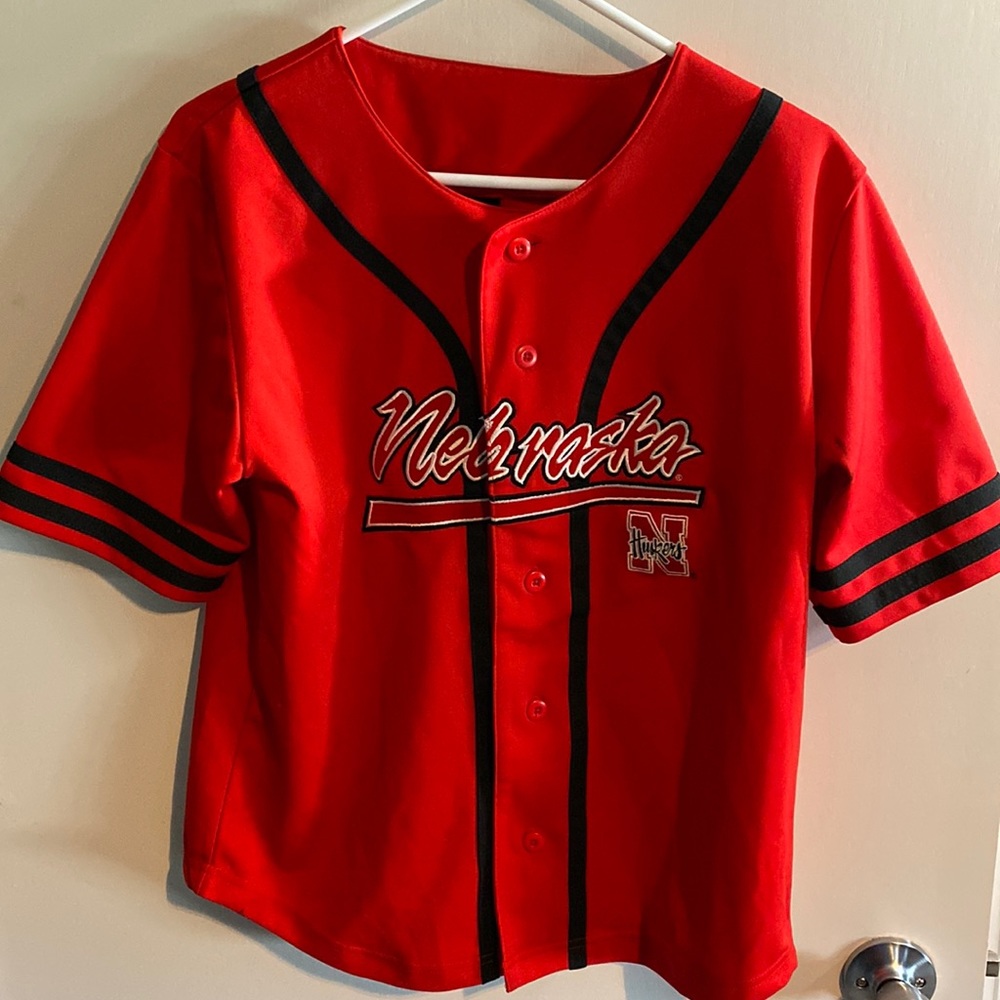 Nebraska Cornhuskers Baseball Softball Jersey Size 16-18